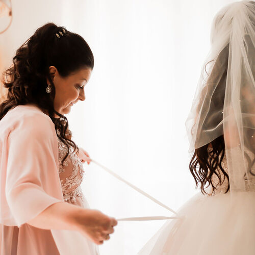 Getting Ready Hochzeit Braut Hochzeitsfotografie