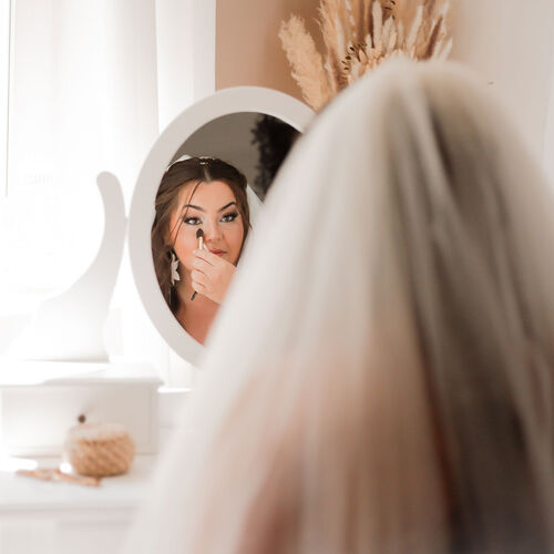 Getting Ready Hochzeit Braut Hochzeitsfotografie