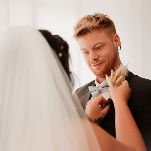 Getting Ready Hochzeit Braut Hochzeitsfotografie